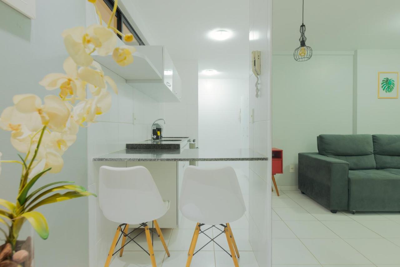 Flat Quarto E Sala C/ Vista Mar Espetacular Apartment Maceió Exterior foto